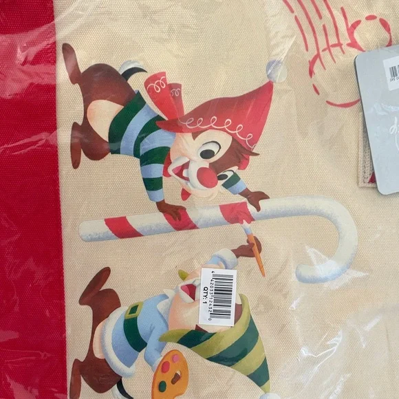 Disney Festive Cream and Red Chip and Dale Bag - Picture 2 of 4